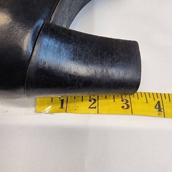 Franco Sarto Womens Nolan Tailored Loafers Black Heels Size 9.5 - Picture 10 of 10